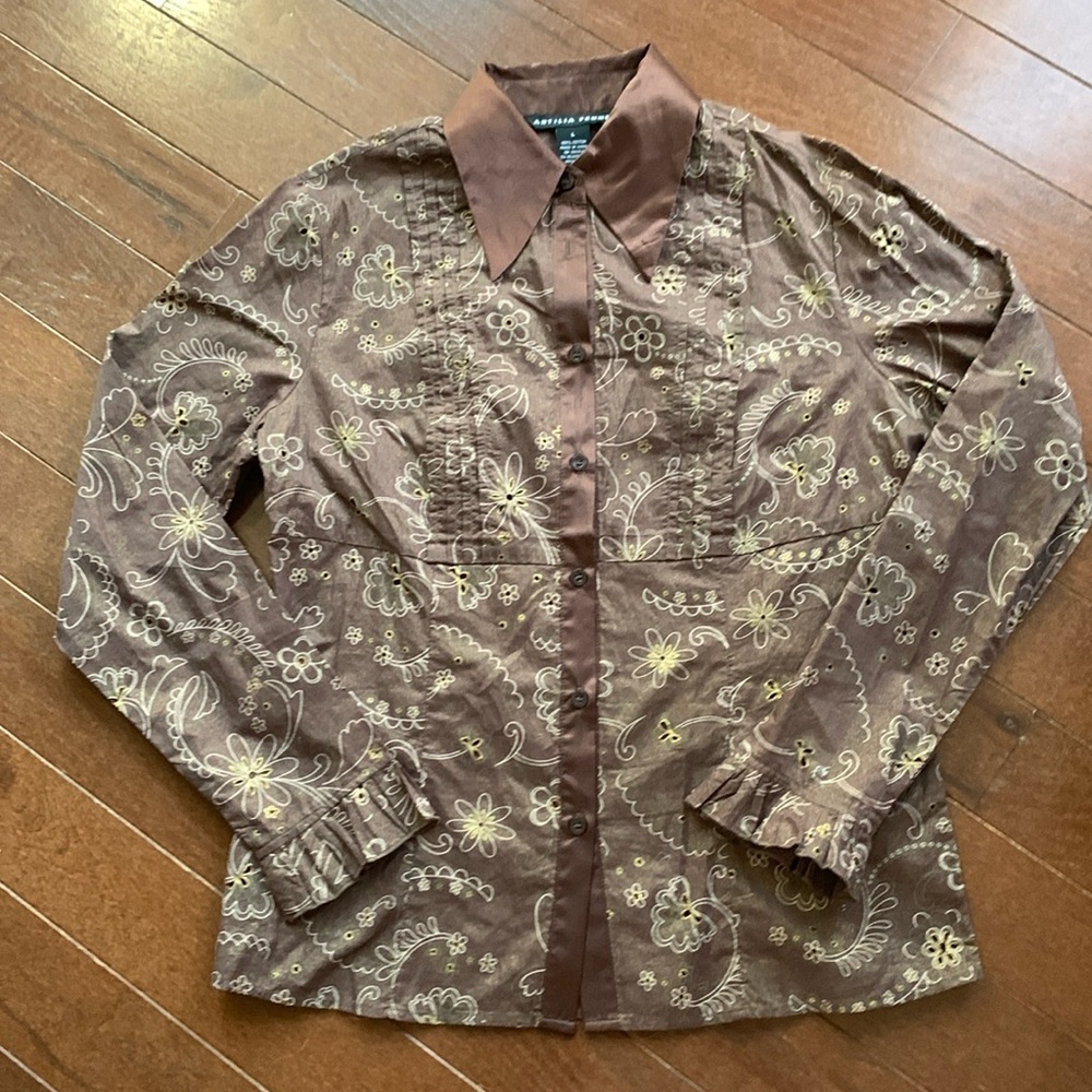 NWOT Antilia Femme Blouse